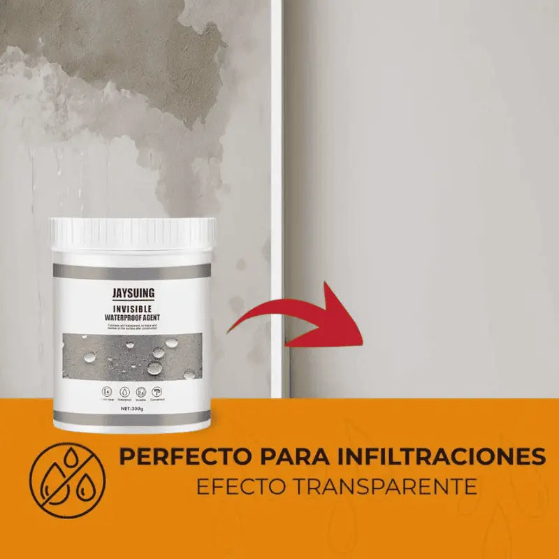 Sellador impermeabilizante invisible